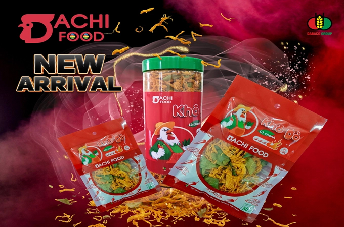 Dabaco ra mắt sản phẩm khô gà lá chanh Dachi